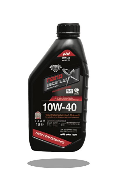 Nanobortex 10W/40 Yarı Sentetik Motor Yağı 1 Litre - Dört Mevsim Üstün Koruma...
