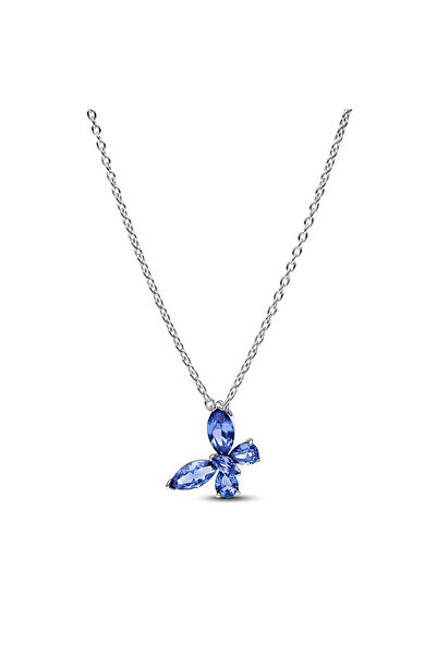 Choice AMN033 Original 925 Sterling Silver Charms Pendant Blue Bow Suit Bead ...