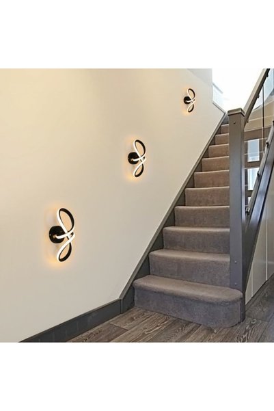 proled Lampă de perete LED 44W ACR-8084 Neagră, Lumină reglabilă 3000K-4200K-6500K