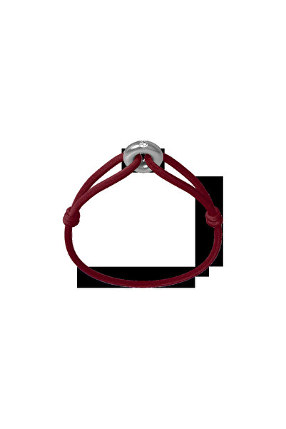 Wecord London سوار فضي مرصع بالألماس من سوهو