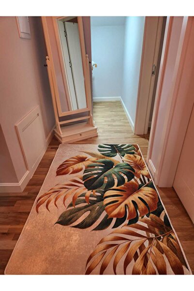 Digital Printing Washable Anti-Slip Base Decorative Living Room Kitchen Rug Runner