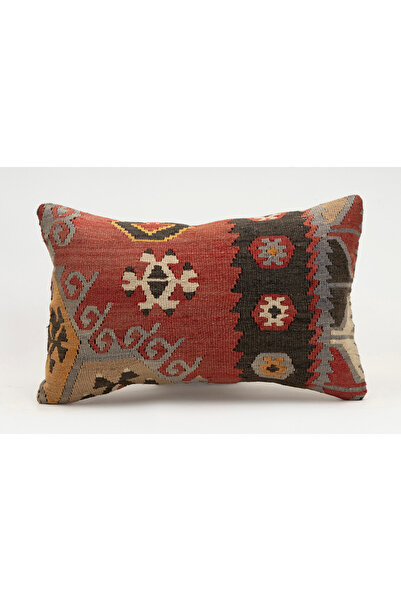 Kilim Whole Sale غطاء وسادة عتيق مصنوع يدويًا من الكليم والصوف، مقاس 30x50 سم