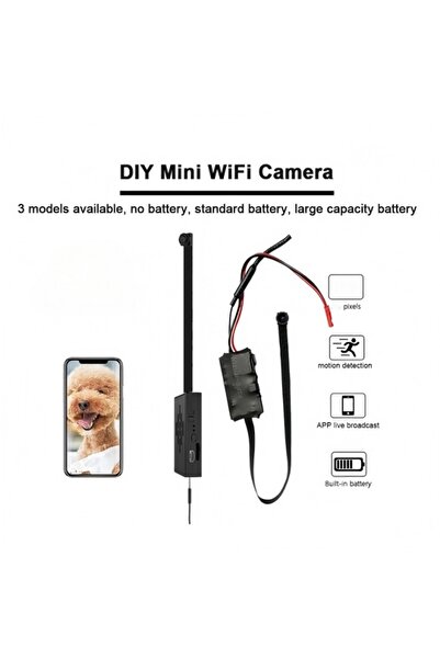 Electronic SPY كاميرا واي فاي 1080 بكسل - بطاقة TF، رؤية ليلية لسلامة غرفة ال...