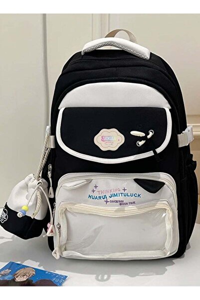 Generic School Bag, Large Capacity Backpack for Boys & Girls Trendy Color Mat...