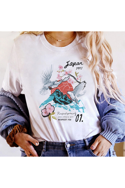 Kartier Tricou Dama Alb Japan 1991