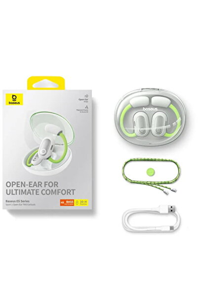 Baseus PM20A, 7,5 ore, Bluetooth 5.3, Alb