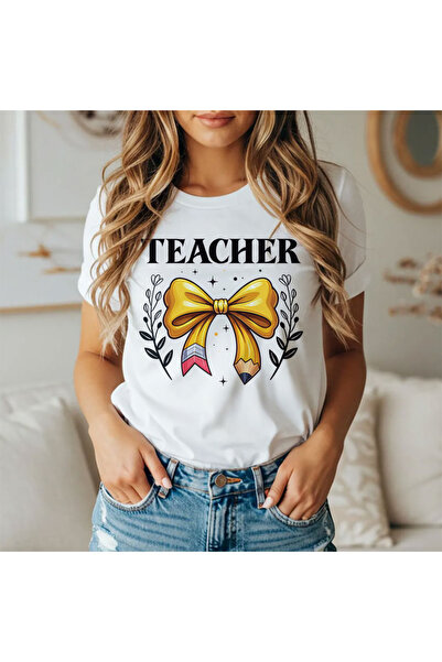 Kartier Women's White T-Shirt Teaching with style