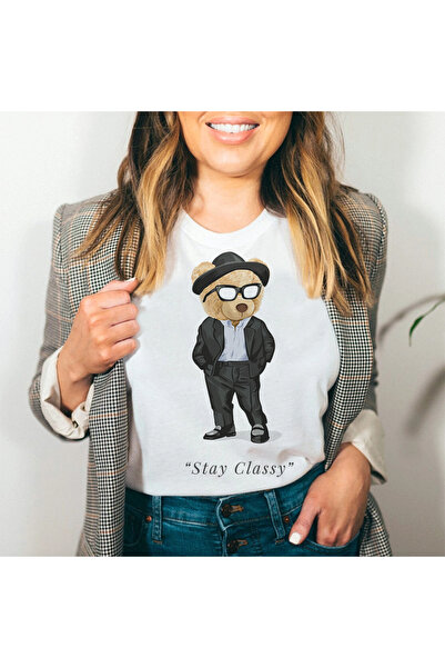 Kartier Tricou Dama Alb Stay Classy