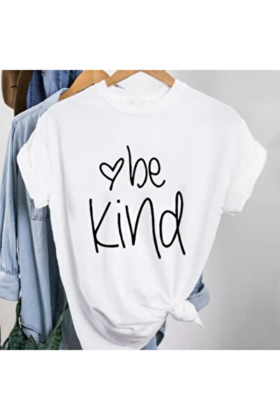 Kartier Tricou Dama Alb Be Kind