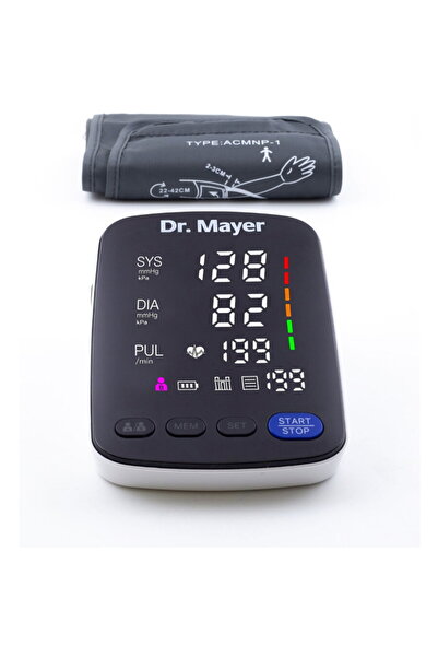 OEM Tensiometru electronic automat pentru braț DR.MAYER cu afișaj LCD, negru