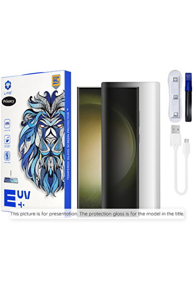 Lito Privacy Film for Samsung Galaxy S24 Ultra - 3D UV Glass