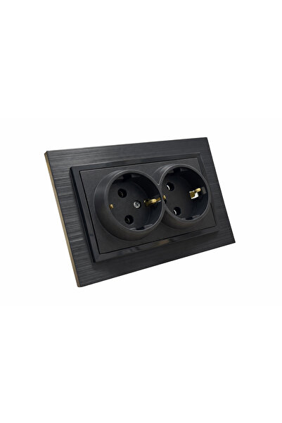Vision PRIZA SUCO DUBLA DUBLA 16A TITAN NEGRU
