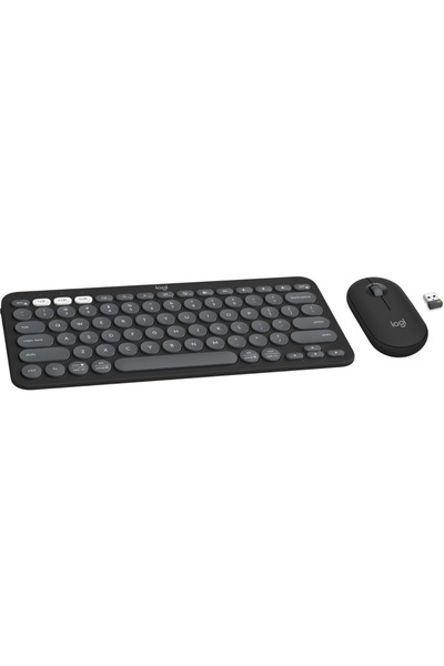 logitech Pebble 2 Bluetooth Keyboard Combo - TONAL GRAPHITE - US INT'L