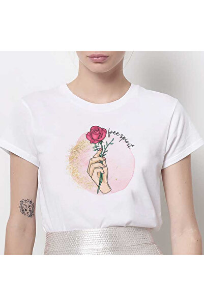 Kartier Tricou Dama Alb Free Spirit