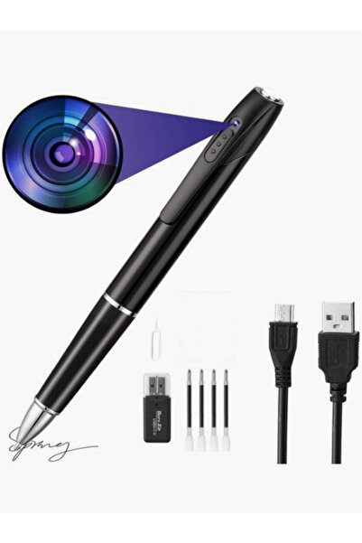 Electronic SPY كاميرا قلم صغيرة مخفية - أحدث تسجيل فيديو فائق الدقة بدقة 1080...
