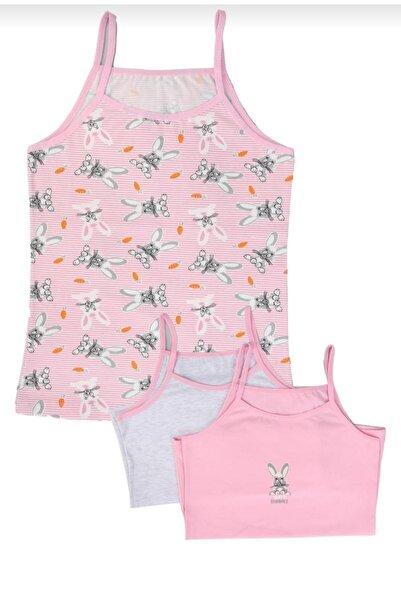 BABYCLOTHES قميص داخلي للأطفال البنات مكون من 3 قطع