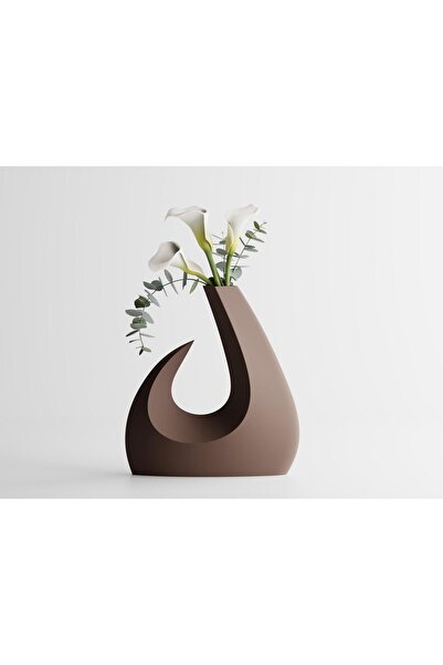 Sani Vază „LUNARA” 220 x 85 x H238 mm - Maro închis mat