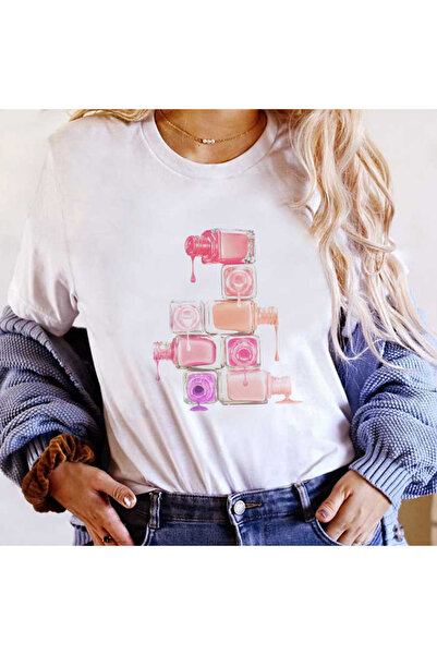 Kartier Tricou Dama Alb Nail Polish