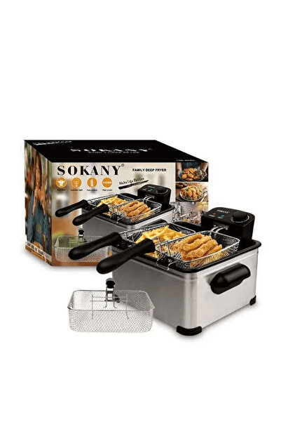 SOKANY Large Oil Fryer 5 Litre
