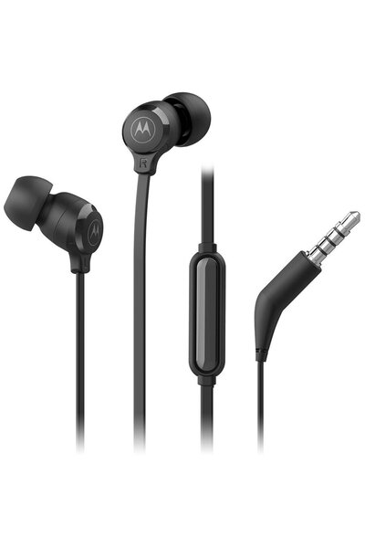 Motorola Earbuds 3-S In-ear Headphones With Mic, Black