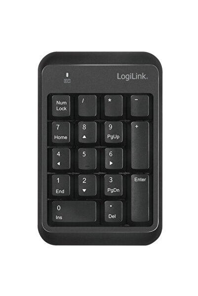 LogiLink Tastatură wireless, Bluetooth v5.1, Negru