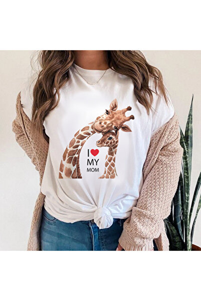 Kartier Tricou Dama Alb I Love My Mom