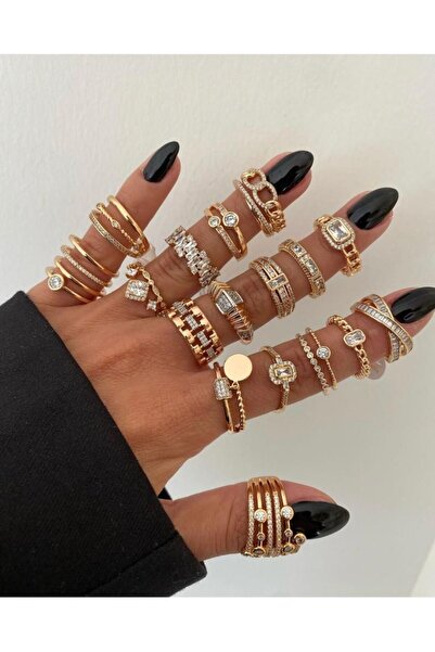 meef accessories Taşlı Orijinal Xuping Yüzükler Karışık Gönderilmekte