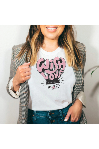 Kartier Tricou Dama Alb Wish Love