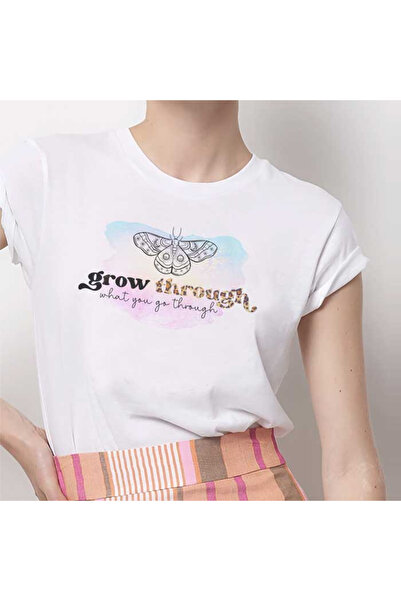 Kartier Tricou Dama Alb Grow