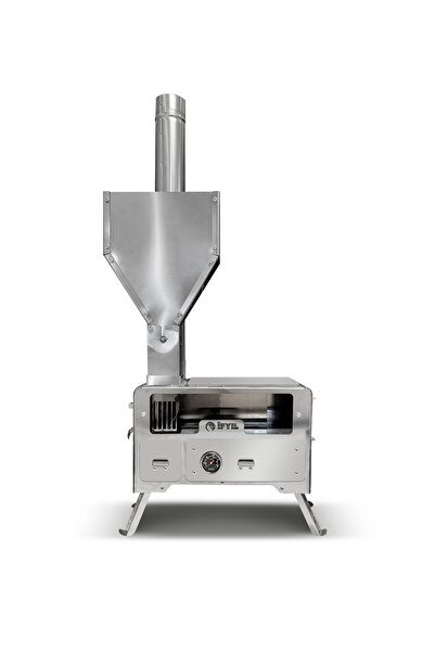 İFYIL Pelet Yakıtlı Kuzineli Kamp ve Çadır Sobası