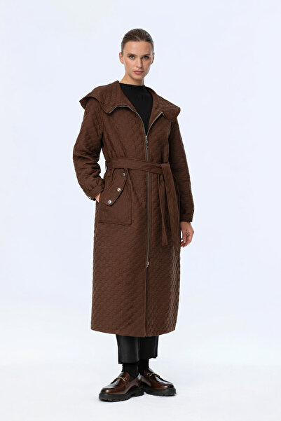 Zühre Kapüşonlu Fermuarlı Cep Detaylı Giy Çık 13997