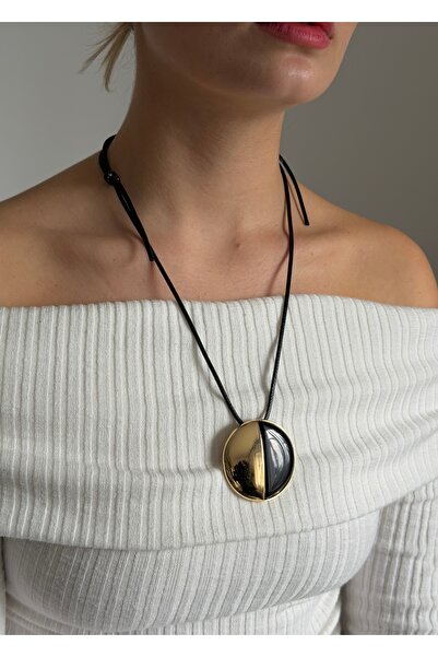 KİLİGİSTANBUL Half Necklace with Cord (Size Adjustable)
