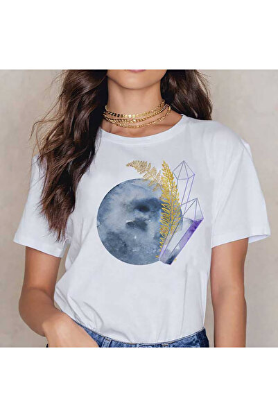 Kartier Tricou Dama Alb Cold Moon