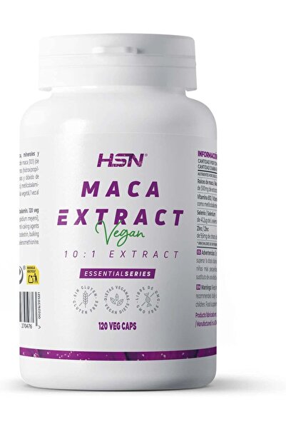 Hsn MACA (10:1) Extract 500mg - 120 veg caps