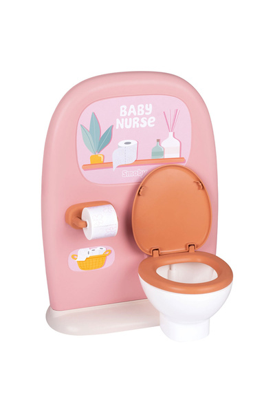 Smoby Baby Nurse Toilets Toy with 2 Accessories
