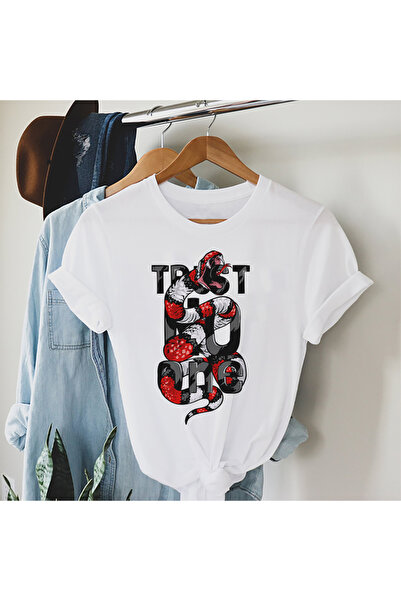 Kartier Tricou Dama Alb Trust No One