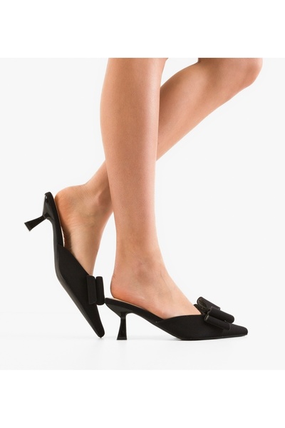 BENOTTİ Thea Black Lady Clogs Size 37