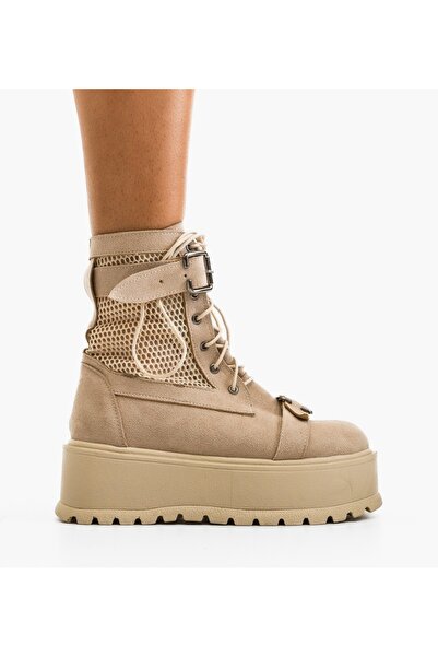 BENOTTİ Kenera Beige Women's Boots