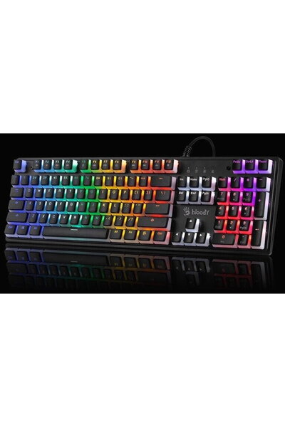 A4 Tech Bloody S510R Pudding, RGB, Cu fir, USB, Layout US, Negru