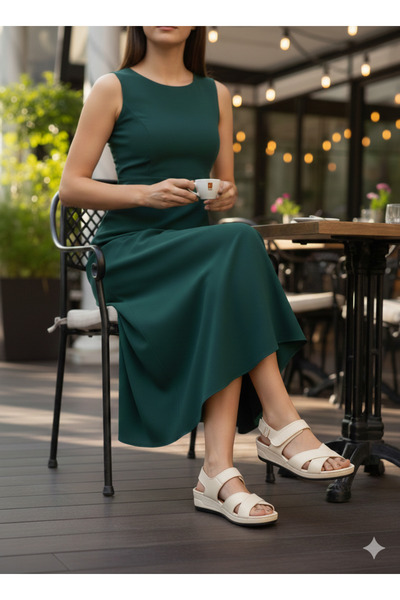 Deniz Terlik Women's Anatomical Comfortable Daily Sandals