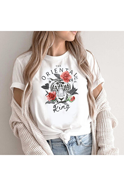 Kartier Tricou Dama Alb The Oriental King