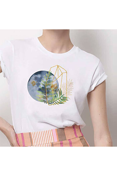 Kartier Tricou Dama Alb Rusty Moon