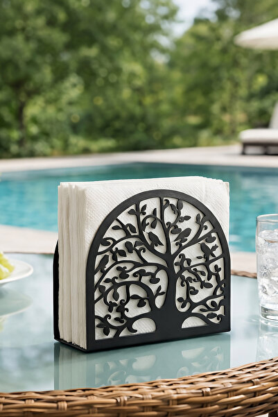 Işıl Concept Metal Table Napkin Holder, Desktop Napkin Holder, Table Napkin H...