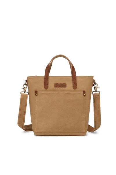 SMART BAGS Kanvas Kumaş Kadın Çantası Elden Tutmalı 1328