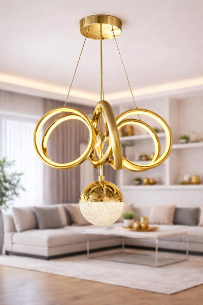 ACIOĞLU PARAKENDE 3 Renk Işık Seçenekli LED Avize | Beyaz – Gün Işığı – Sarı ...