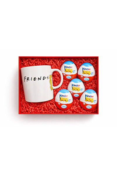 Kinder Friends kupalı 14 şubat Sevgililer Günü, Doğum Günü, Çikolata Kutusu