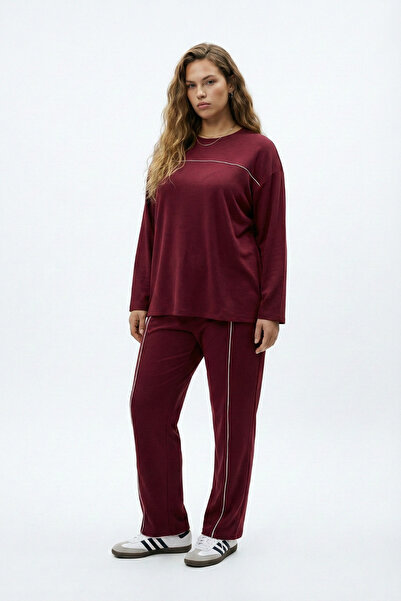 Elisho Plus Size Osho Modal Fabric Tracksuit Set