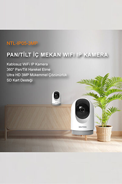 NEUTRON NTL-IP05-3MP Wi-Fi IP IR Güvenlik Kamerası