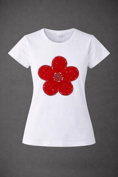 Dıgıl Kids Girl's T-Shirt Badi Lycra Daisy Pattern All Colors