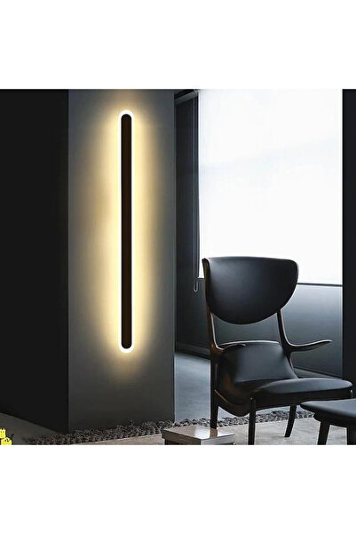 proled Linear LED Wall Lamp 68W, Black, 80Cm, Adjustable Intensity